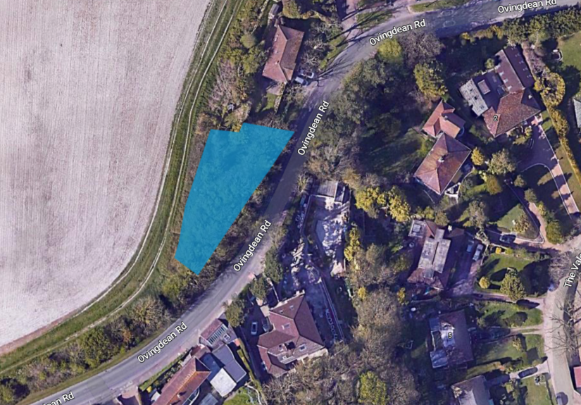 Land adjacent Hillside, Ovingdean Road, Ovingdean, Brighton, East